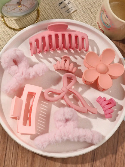 Autumn Winter Hair Clips Set.