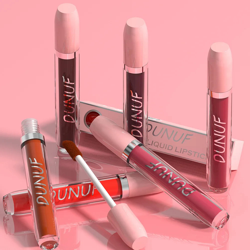 25 Color Velvet Matte Lipstick Liquid Waterproof Sexy Red Matte Lip Glaze Non-Stick Halloween Makeup Not Easy To Fade Lip Gloss