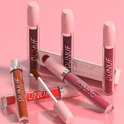 25 Color Velvet Matte Lipstick Liquid Waterproof Sexy Red Matte Lip Glaze Non-Stick Halloween Makeup Not Easy To Fade Lip Gloss