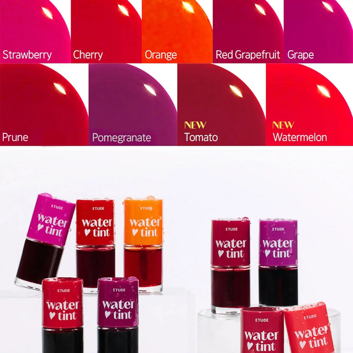 ETUDE Dear Darling Water Tint,Non-Sticky & Breathable,Watercolor-Like Sheer Finish,Korean Cosmetic,K-Beauty,Korean Makeup