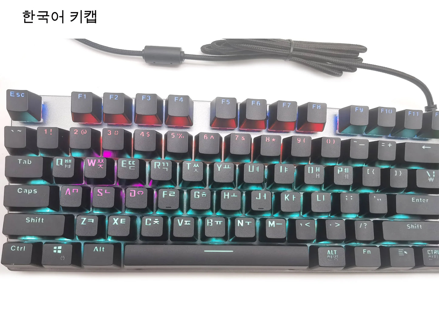 GK410 Professional Mechanical Keyboard: Metal Panel & RGB Backlit Gaming Edition