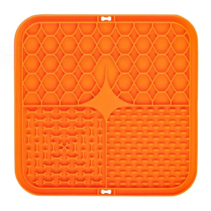 Silicone Pet Licking Pad: Anti-Anxiety Slow Feeder & Bath Time Distraction Mat