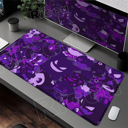 HD 900x400 Rubber Large PC Mousepad Gaming Mouse Pad Accessories Pikachu Slowpoke XXL Desk Keyboard Mat Computer Laptop Mausepad