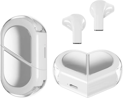 Heart-Shaped Wireless Earbuds