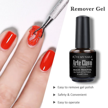 Arte Clavo 15ml Nail Primer Fast Air Dry Base Cleaning Agents UV Gel Polish Dehydrate Primer Base Coat Balance Fluid Acid Free