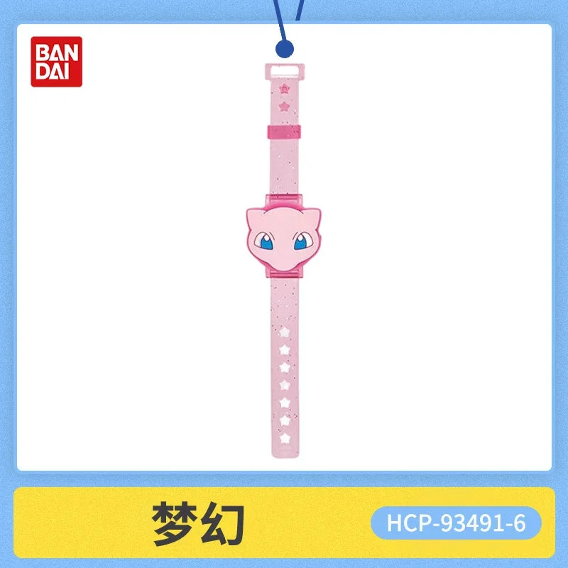 Bandai Pokemon Gashapon Light Up Wristband Vol 3 Glitter Adjustable Wristband With Pikachu Tepig Mew Totodile Emolga Chikorita