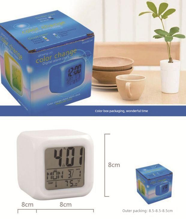 Roblox LED Digital Alarm Clock | Color-Changing Cube | Dobermen Premier