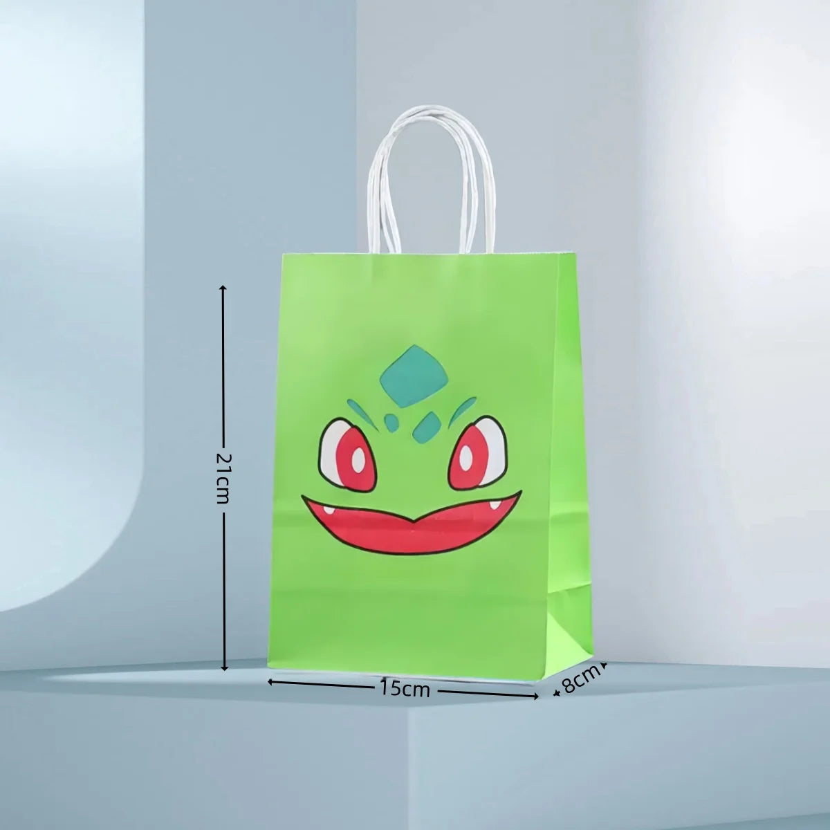 Pokemon Gift Bags Pikachu Hand-held Paper Packing Treat Bag Anime Kraft Paper Bag Gift Packaging Party Festive Supplies Kids Toy
