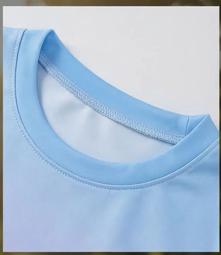 Summer Girls Casial Outfits Breathable Kids Running Shorts Sets Children's O Neck T Shirt Shorts Two Piece Outdoor Sport Clothes