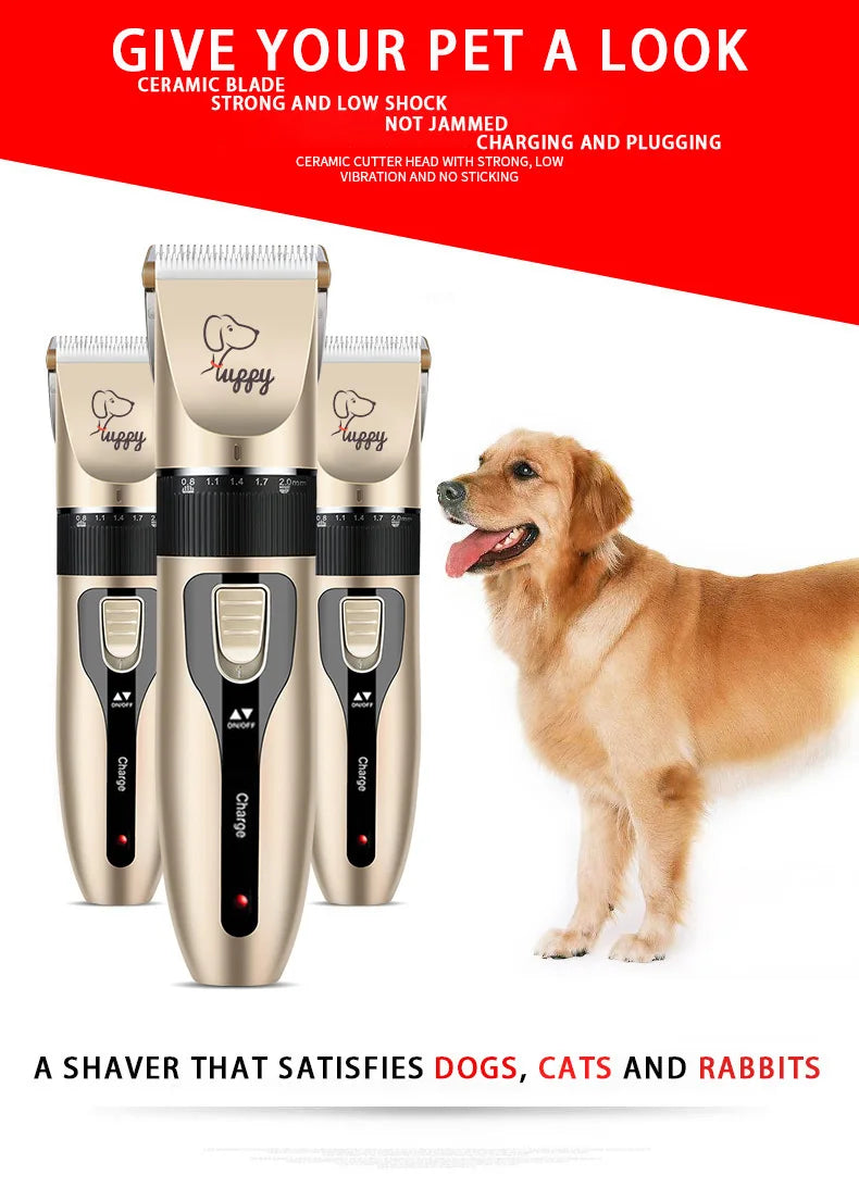 Electric Pet Clipper Grooming Kit 🐶🐱