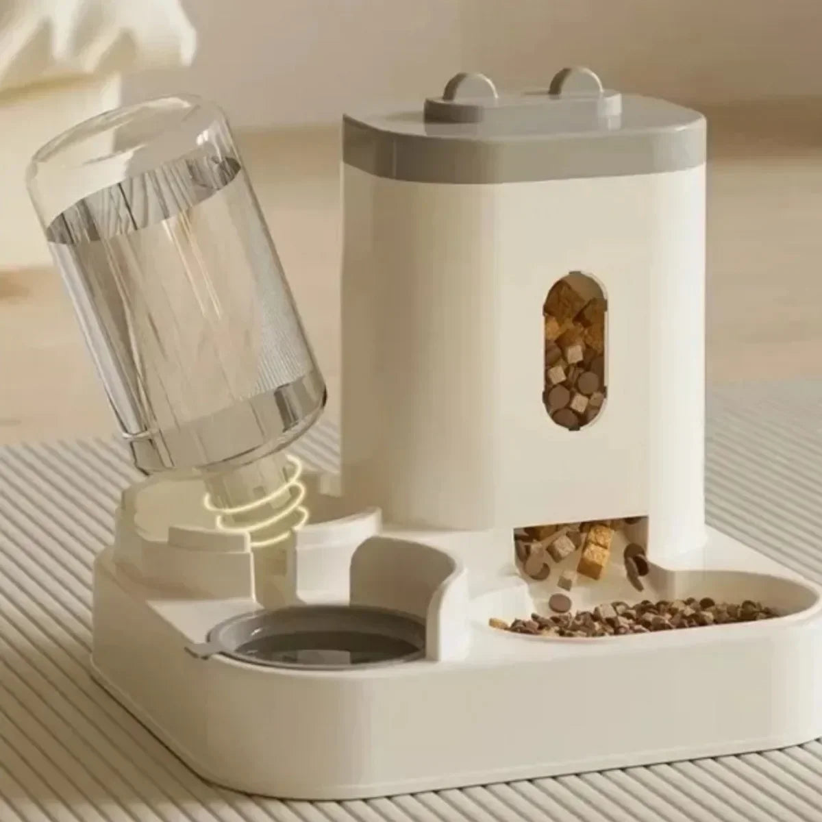 Automatic Pet Feeder with Water Fountain  2 🐶🐱💧