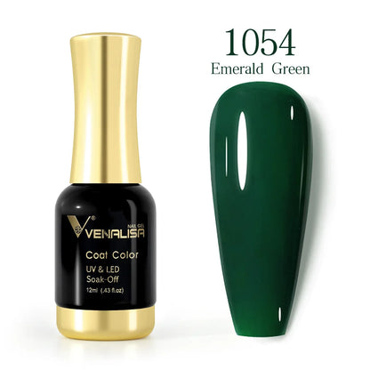 VENALISA Nail Gel Varnish TPO FREE Soak Off UV LED Organic Odorless Enamels Nail Art Colors 12ml 120Colors UV Gel Nail Polish
