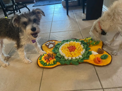 Snuffle Mat for Dogs, Pet Snuffle Mat for Small and Medium Dogs, Interactive Sniff Mat Feeding Mat for Puppies, Slow Feeder