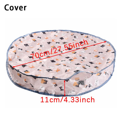 Interactive Cat Toys Ball Cover Set Fast Rolling in Pouch Hide and Seek Kitten Toy Motion Activated Interactive Cat Toy Indoor