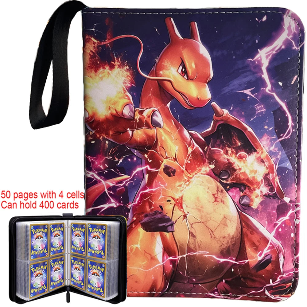 HOT Selling Pokemone Card Album PU Zipper Photo Album Collection Book Anime Figure Album Hobby File Birthday Toy Gifts In Stock