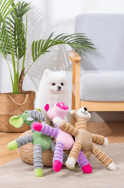 Dog Bark Toy for Chewing and Teething; Pizza Pet Self-Entertainment and Boredom Relief Training Toy for Small and Medium Dogs