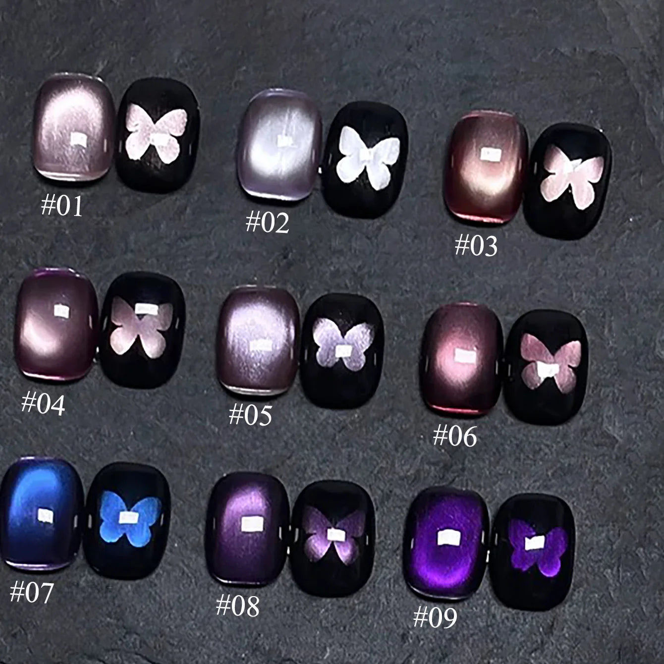 ZH Super Bright 12 Constellations Cat Eye Gel Nail Polish 2025 New Autumn Winter Whitening Glass Bead Nail Art Nail Supplies