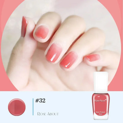 40 Colors Water-Based Nail Polish