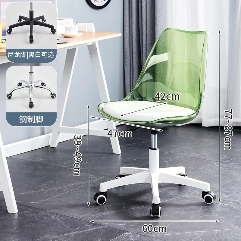 Transparent Swivel Office Chair