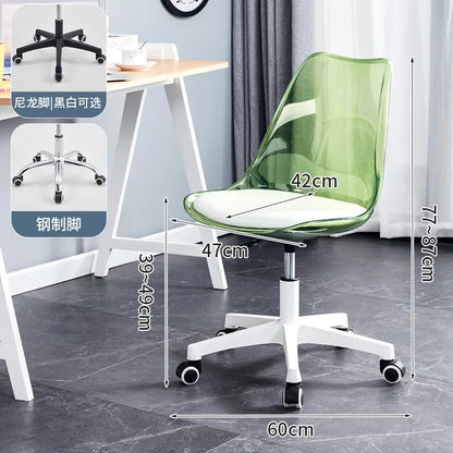 Transparent Swivel Office Chair