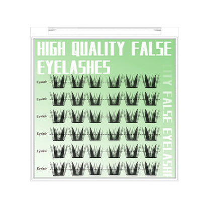 Natural Cosplay False Eyelashes No Glue Need Eyelash Clusters False Eyelashes for Eye-Lifting Effect DIY Makeup Use Makeup Tools