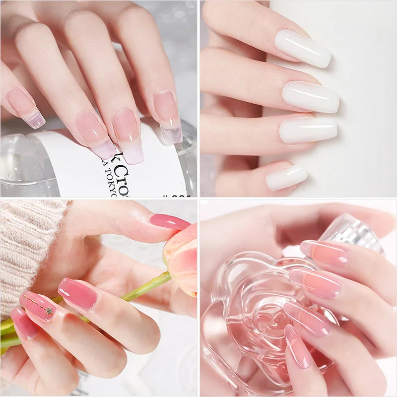 LIMEGIRL Nail UV Gel Polish Set With UV Lamp And Drill Machine Base&Top Coat for Manicure Gel Nail Polish Soak Off Acrylic Kit