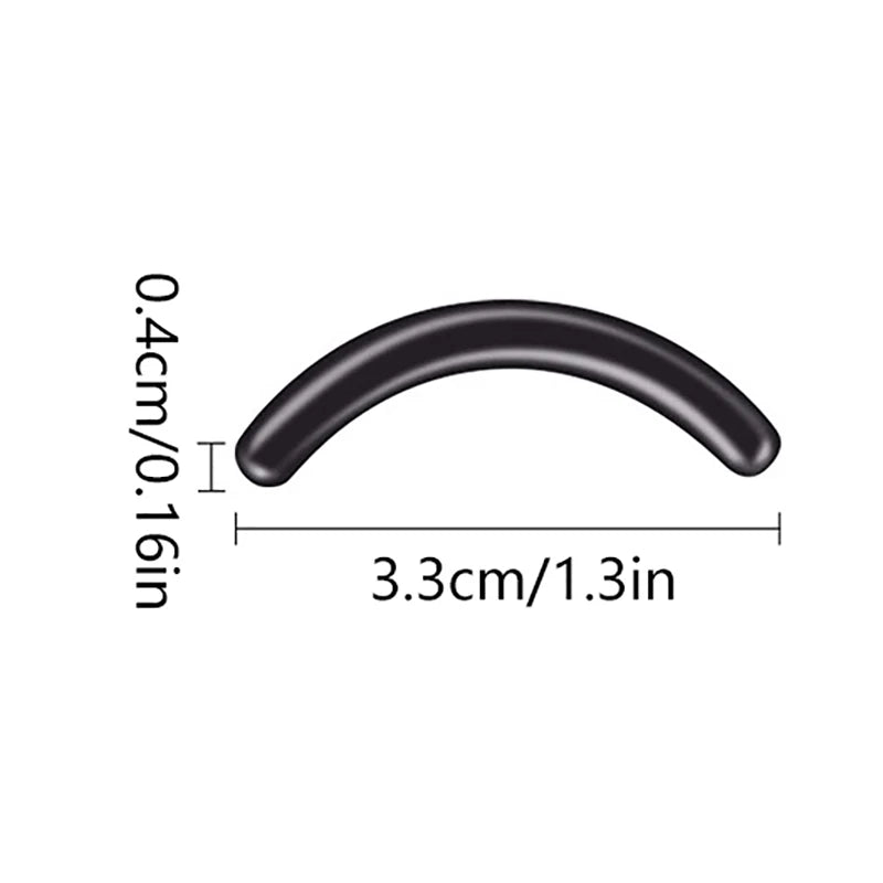 Colored Eyelashes Curler Replace Rubber 30pcs/box Black White Blue Elastic Eyelash Curler Replacement Rubber Strips Accessories