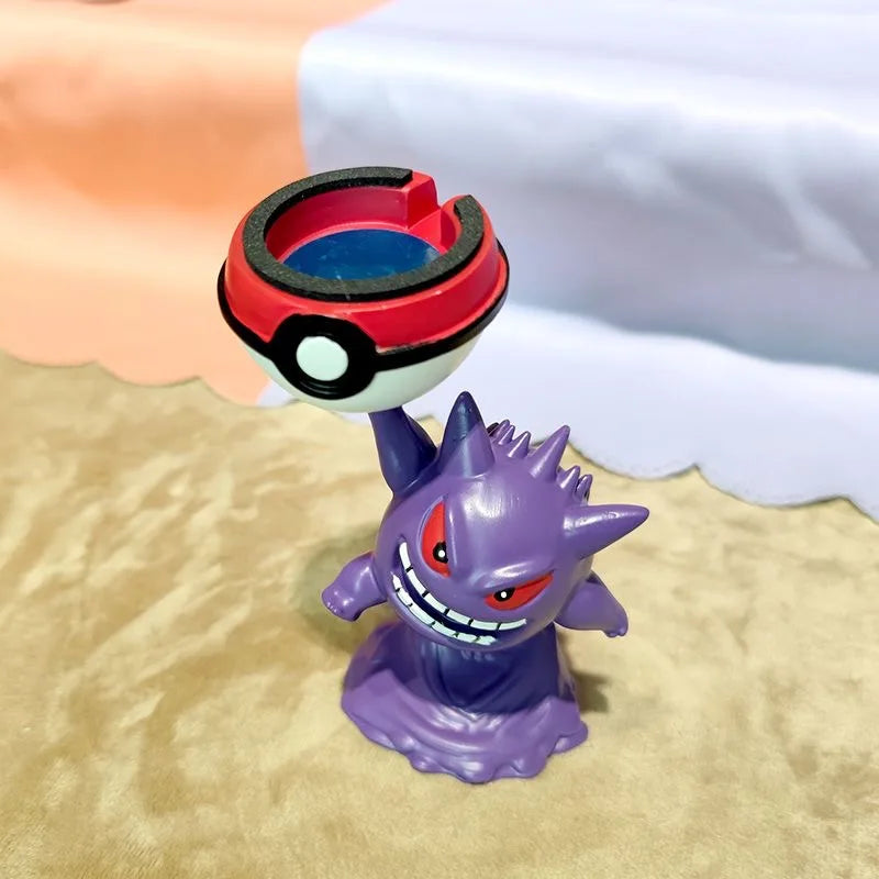 Gengar Pokemon Watch Charger Stand Creative Desktop Decoration Figure Cute Anime Ornament Home Office Desk Decor Collectible Toy