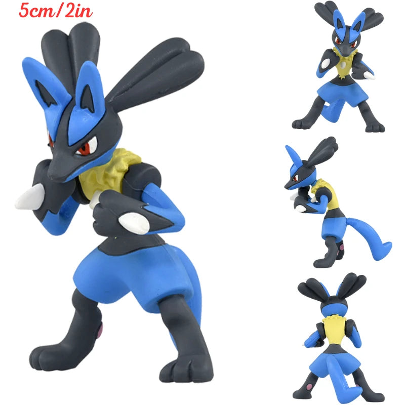 Original TAKARA TOMY Pokemon Figure Toys Mimikyu Maushold Lapras Charizard Umbreon Sylveon Vaporeon Model Dolls Birthday Gifts