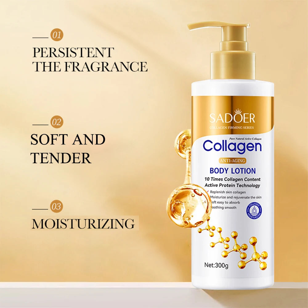 SADOER Collagen Firming Body Lotion: 10 Times Collagen Anti-Aging Hydrator