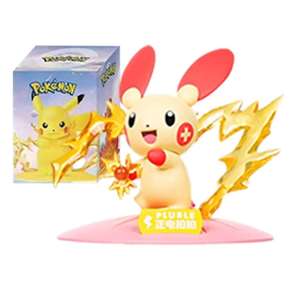 12 style Pok é mon Action Dolls Pikachu Blind Box Anime Models Desktop Decorations Pok é mon Toys Children's Birthday Gifts
