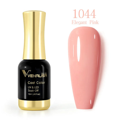 VENALISA Nail Gel Varnish TPO FREE Soak Off UV LED Organic Odorless Enamels Nail Art Colors 12ml 120Colors UV Gel Nail Polish