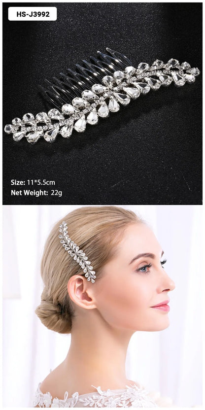 Crystal Bridal Hair Comb.