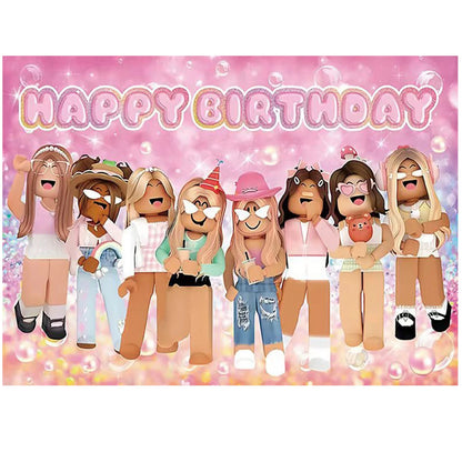 Roblox Birthday Party Decoration Set