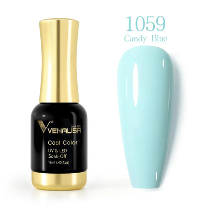 VENALISA Nail Gel Varnish TPO FREE Soak Off UV LED Organic Odorless Enamels Nail Art Colors 12ml 120Colors UV Gel Nail Polish