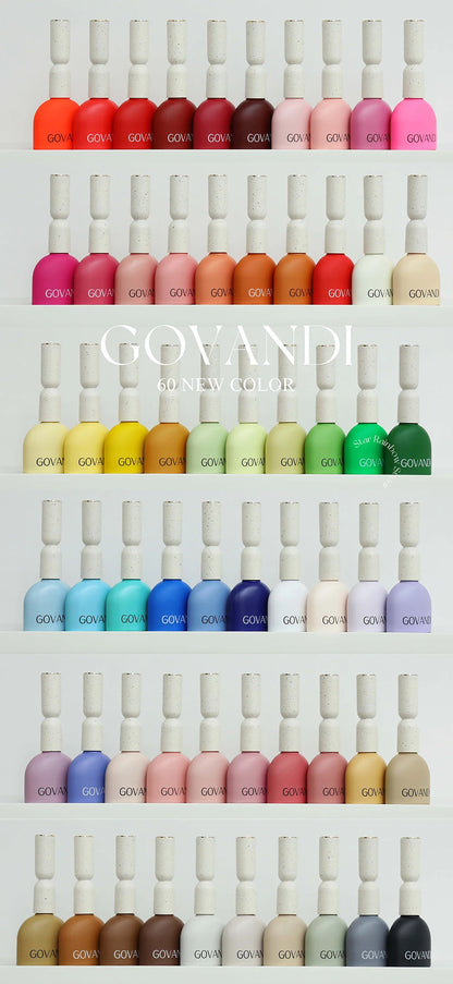 60 Colors Korean Style Loverly Macaron Gel Polish Set 15ML UV Gel Enamel Manicure Salon Soak Off Nail Polish Kit With Color Card