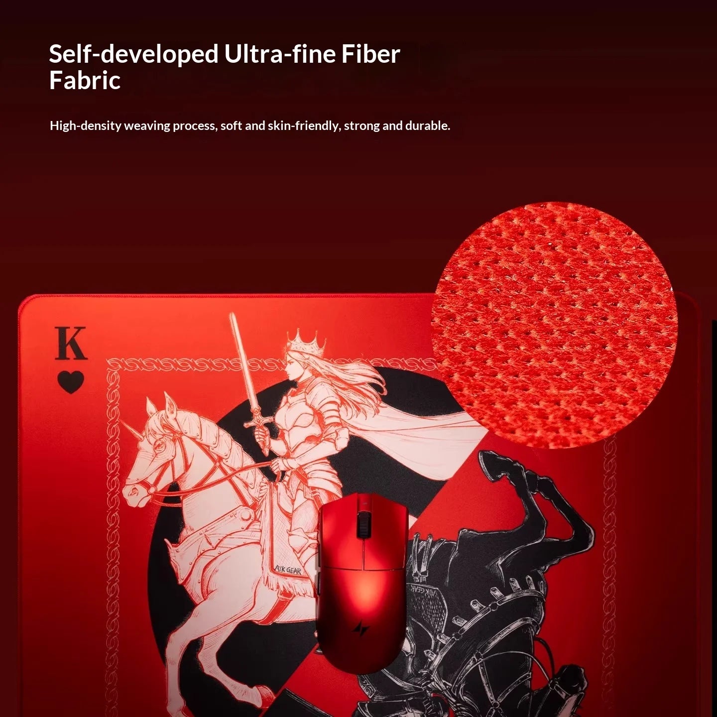 Atk Warhorse Mousepad Illustrator New Year'S Limit E-Sports Mouse Pad Microfiber Fabric 4mm Mice Pad Pc Gamer Accessories Gifts