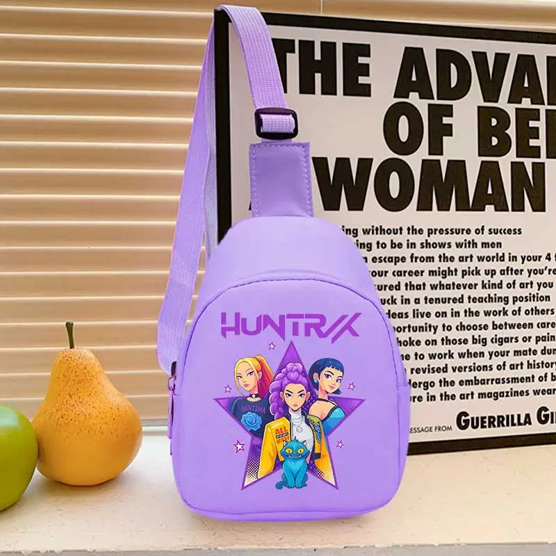 ⭐️NEW KPOP Hest Bag for Boys Girls Anime Cartoon Cute Shoulder Bags Students Fashion Crossbody Pouch Cute Coin Purse Fans Gift