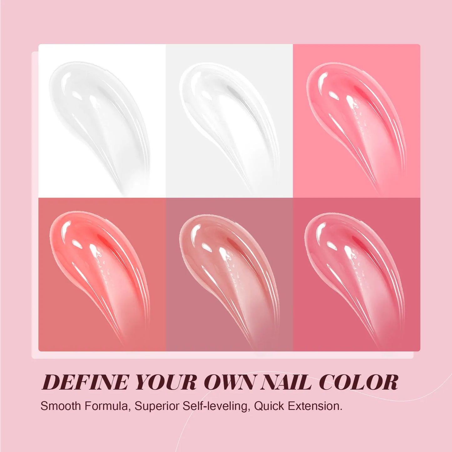 SAVILAND Poly Gel Nail Kit with UV Lamp Starter Set Fast Cure No Lifting Purple Pink Gel with Nail Tips for Beginners Home Salon