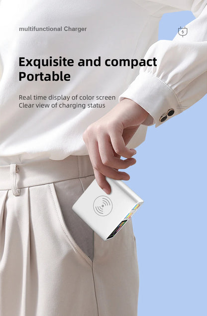 8-Port Wireless Charger Hub.