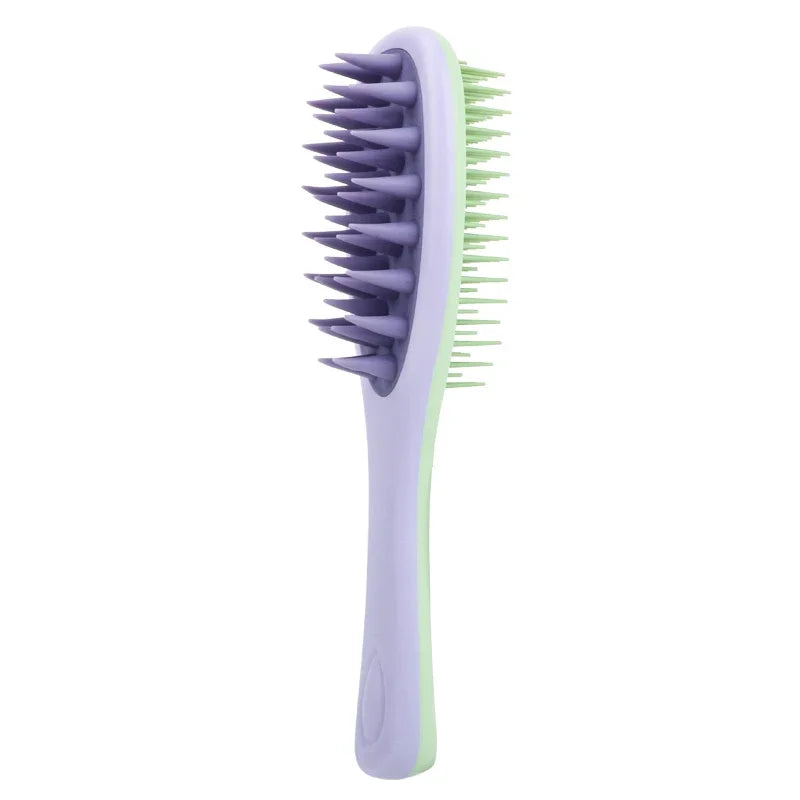 Silicone Shampoo Brush Scalp Massage Brush Head Washing Comb two-sided Hair Massager Bath Brush Body Scrubber Hair Accessories