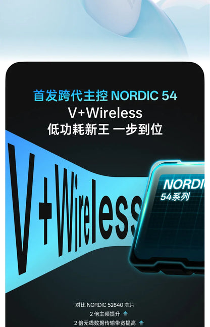 Rapoo VT3s Air MAX Wireless Gaming Mouse 39g Ultra Lightweight Dual Mode 8K Pixart 3950 Ultimate For Small Medium Hands Esports