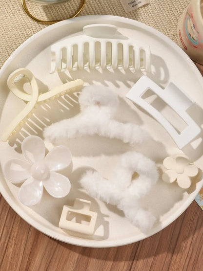 Autumn Winter Hair Clips Set.