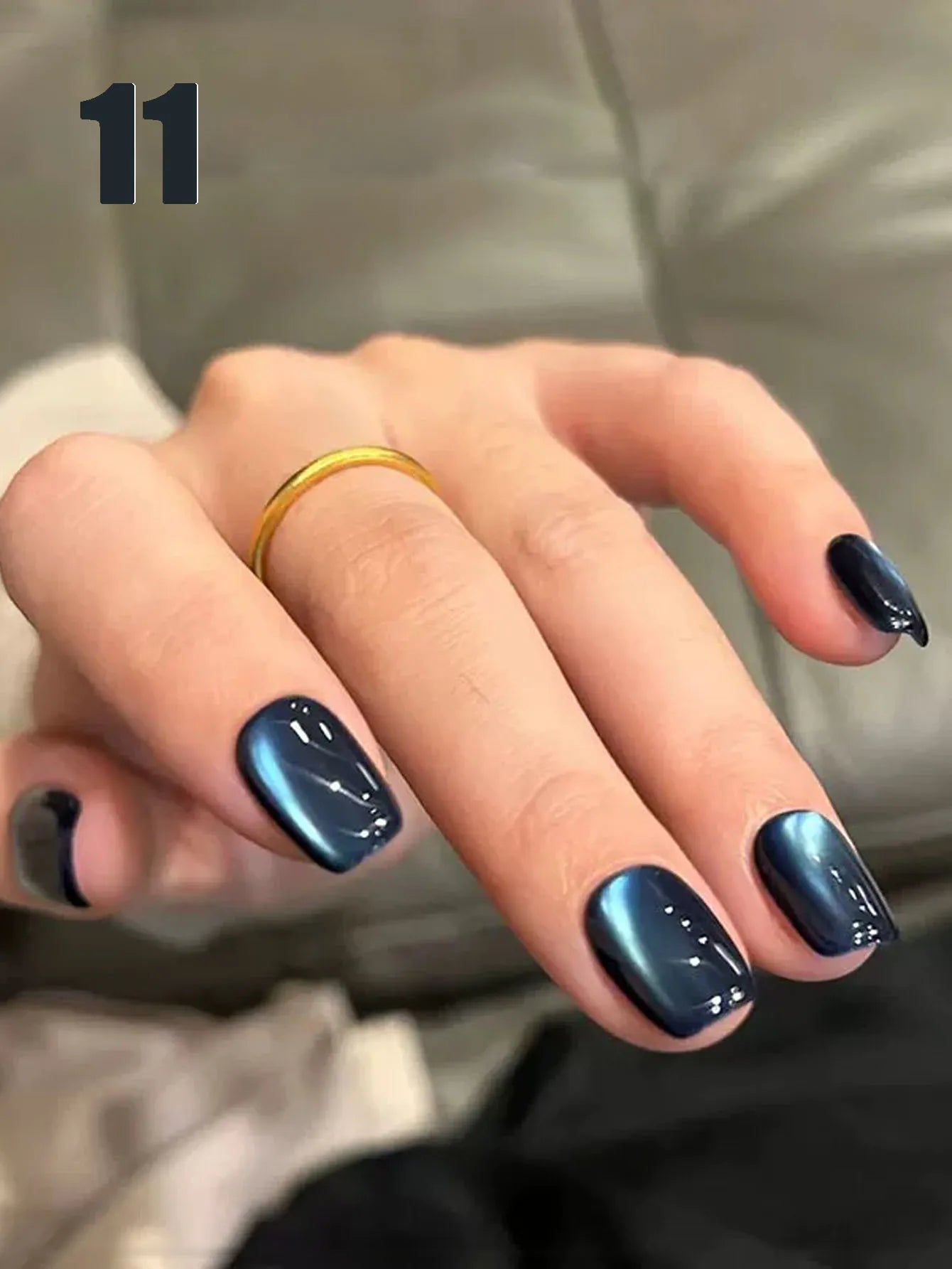 MIANEL 12ML Glass Bead Cat Eye Gel Nail Polish Flash White Spar Nude Color Magnetic Nail Polish White Nails Summer Nails 1-12pcs