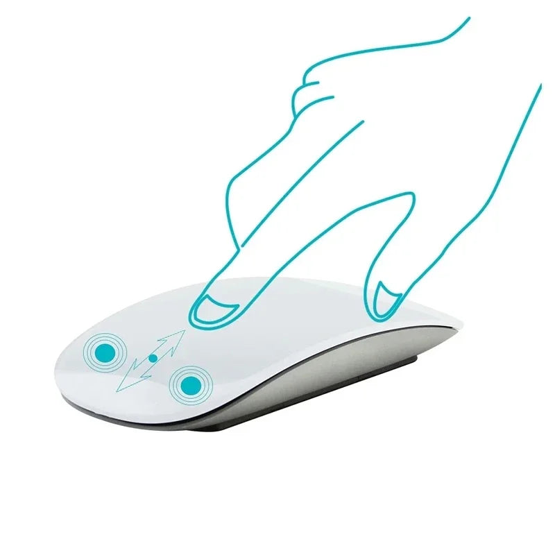 Lenovo Wireless Mouse Rechargeable Bluetooth 5.0 Silent Surface Touch Mice Ultra-thin Magic Mouse For Laptop Ipad Mac PC Macbook