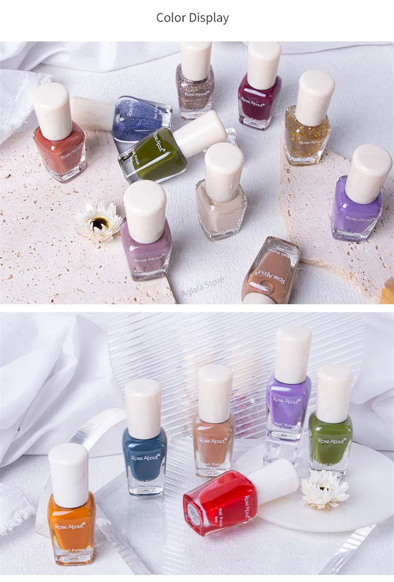 40 Colors Water-Based Nail Polish