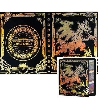Cartoons 9 Pockets 540 Cards Book Album Anime Map Game Cards PIKACHU