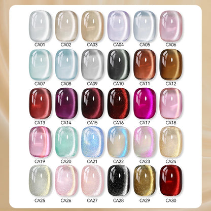 UR SUGAR 15ml Cat Magnetic Gel Nail Polish 30 Colors Semi Permanent Magnetic Gel UV/LED Soak Off Painting Vanrish Design