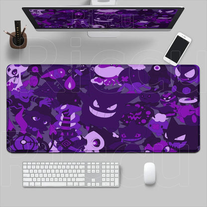 HD 900x400 Rubber Large PC Mousepad Gaming Mouse Pad Accessories Pikachu Slowpoke XXL Desk Keyboard Mat Computer Laptop Mausepad