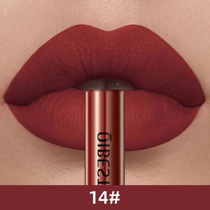 Matte Liquid Lipstick Waterproof Long Lasting Velvet Mate Nude Red Lip Gloss Lint Tube Makeup Cosmetic Lipsticks Lipgloss